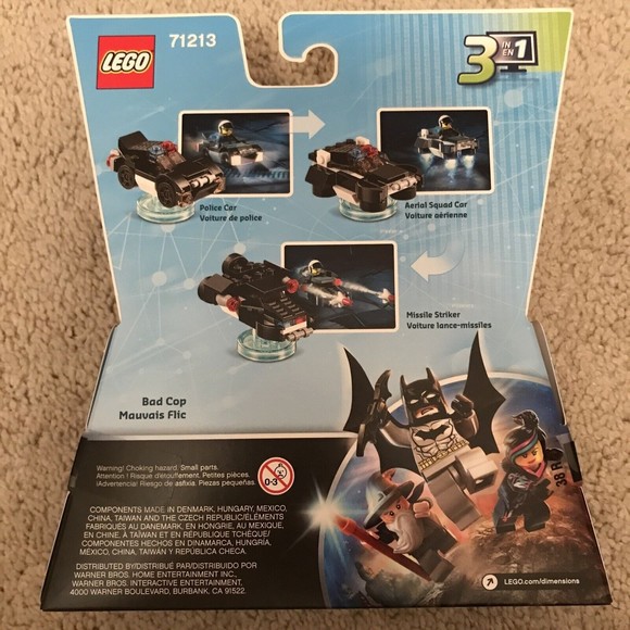 Lego Dimensions Bad Cop and Police Car Fun Pack 71213 Lego Movie NEW - Picture 2 of 3